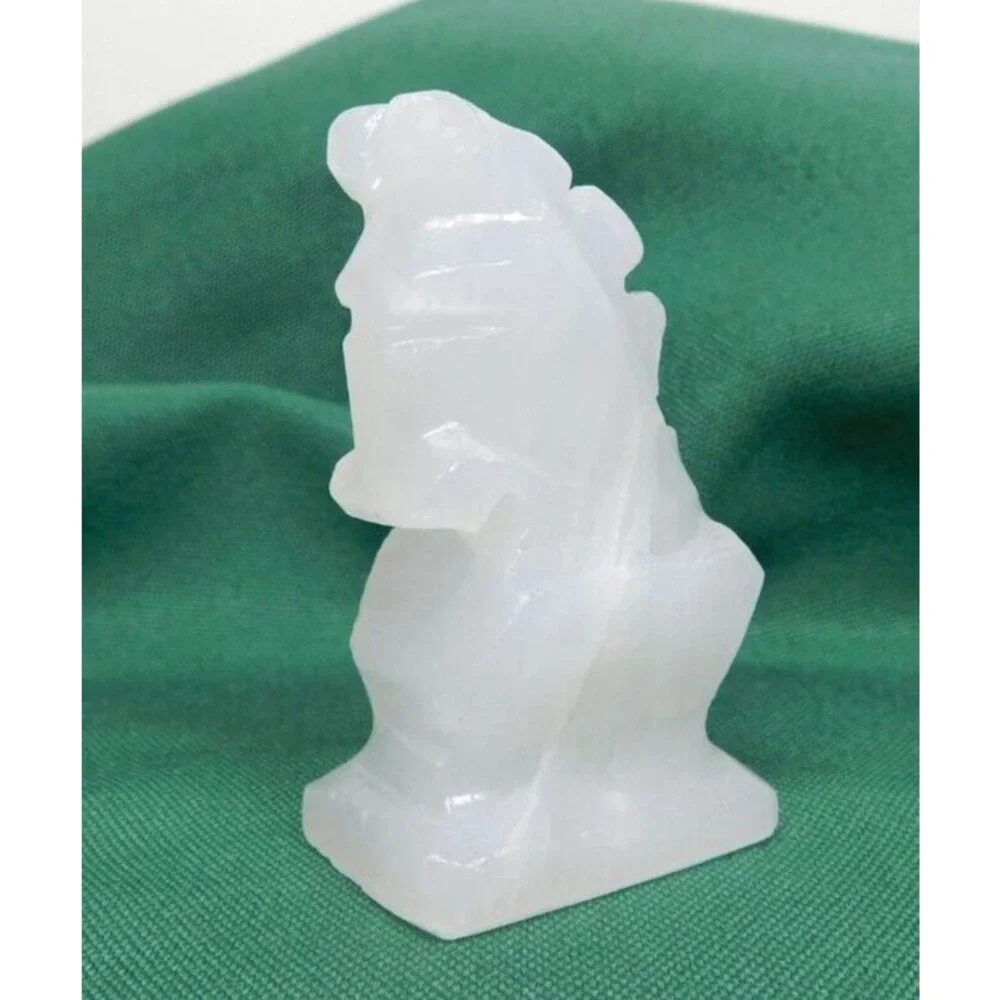 White Stone Knight Chess Piece 2 1/8” strategy gaming board games Replacement